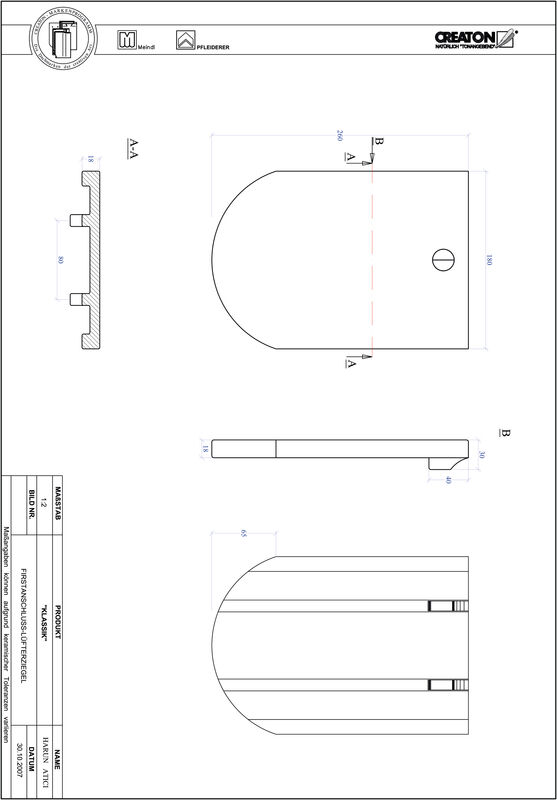 Produkt CAD-Datei KLASSIK Rundschnitt RUND-FALZ
