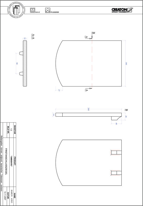 Produkt CAD-Datei AMBIENTE Segmentschnitt SEG-FAZ