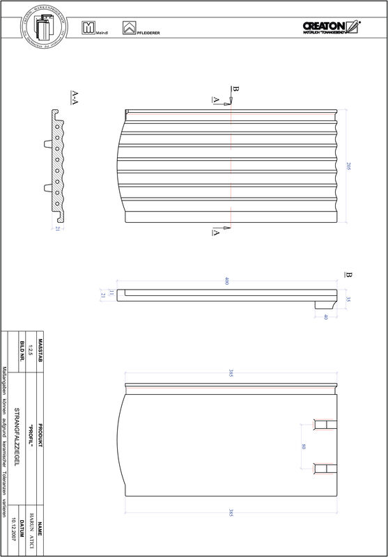 Produkt CAD-Datei PROFIL Segmentschnitt STRANGFALZ-GEWELLT-1-1