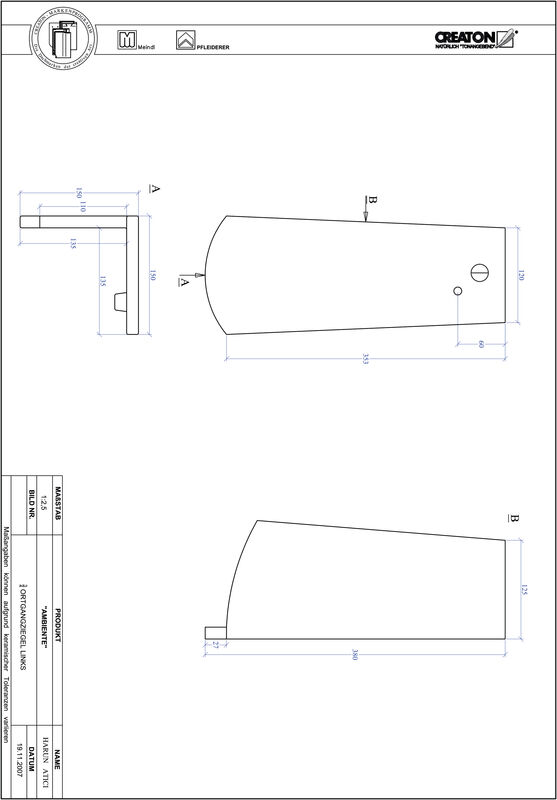 Produkt CAD-Datei AMBIENTE Segmentschnitt SEG-OGL-3-4