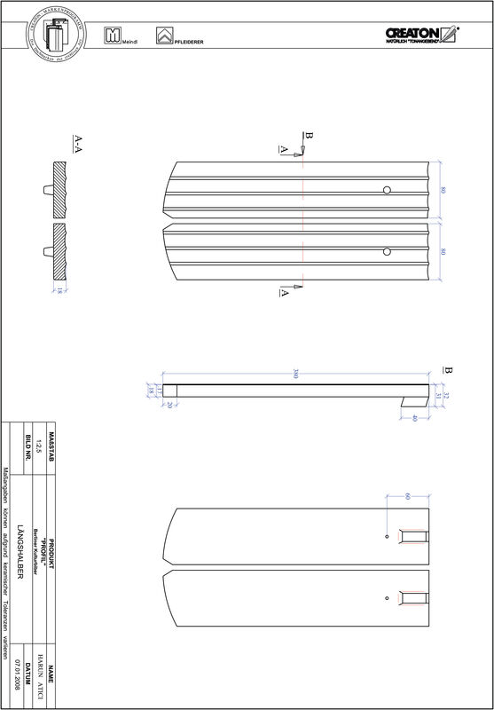 Produkt CAD-Datei PROFIL Segmentschnitt BKBI-LH